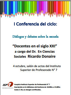 1º Conferencia del Ciclo